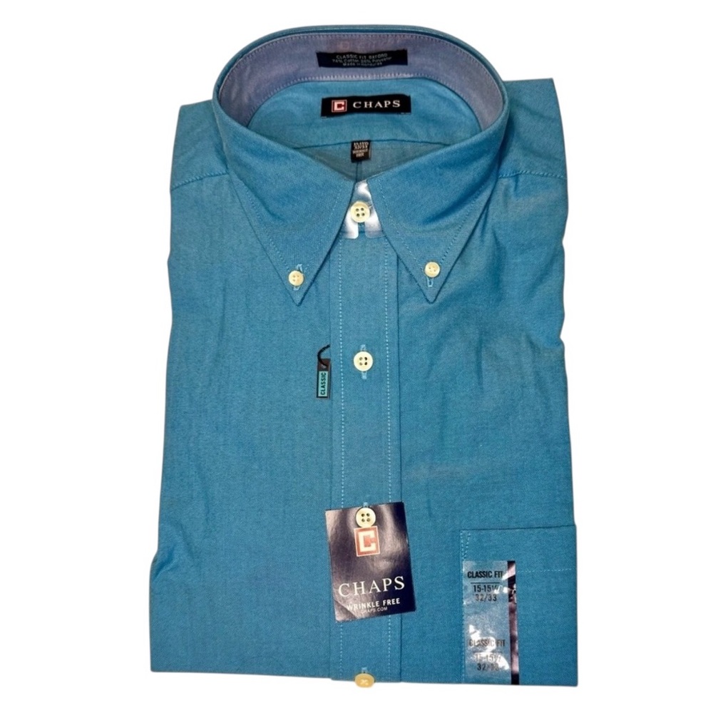 Chaps Classic Fit Wrinkle Free Men’s Button Down Shirt